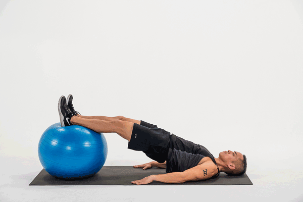Feet-on-Ball Hip Thrust